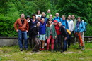 Group picture in the valley. Photograph: Sarah Espinosa.