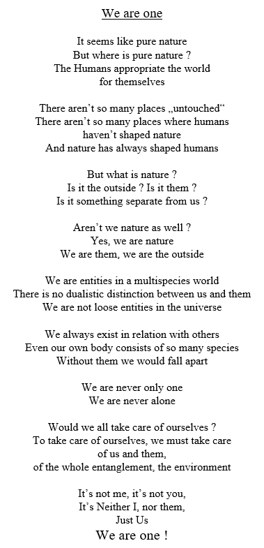 we are one poem